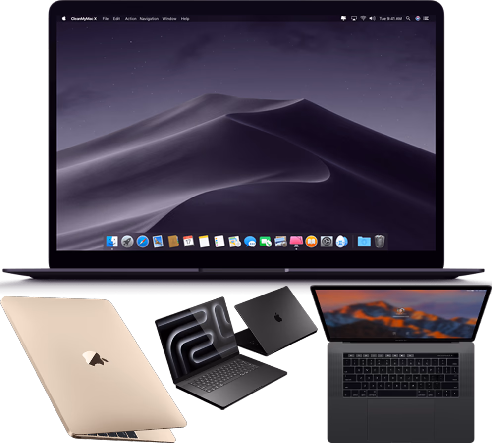 Hero image of a MacBook showcasing sleek design and advanced features, representing professional repair services in Dubai.